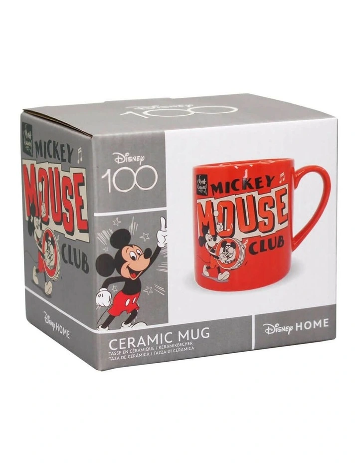 Mickey Mouse Club Mug Gifts 310ml in Red image 3