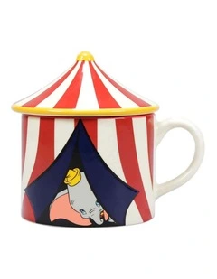 Dumbo Circus Shaped Mug Gifts With Lid in Multi