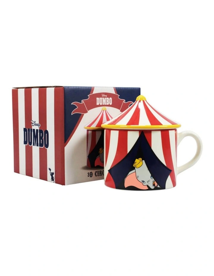 Dumbo Circus Shaped Mug Gifts With Lid in Multi image 4