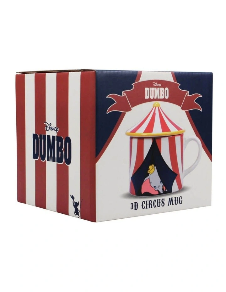 Dumbo Circus Shaped Mug Gifts With Lid in Multi image 5