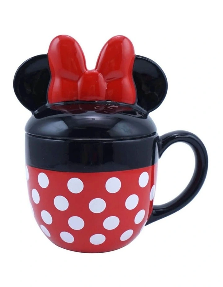 Minnie Mouse Shaped Mug Gifts 425ml in Multicolour image 1