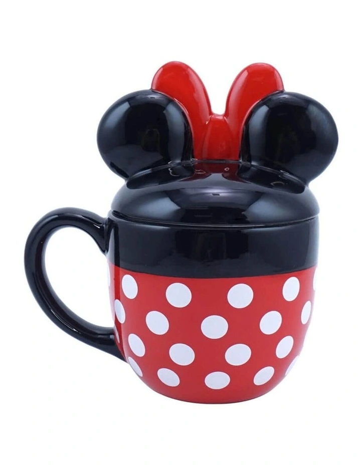 Minnie Mouse Shaped Mug Gifts 425ml in Multicolour image 2