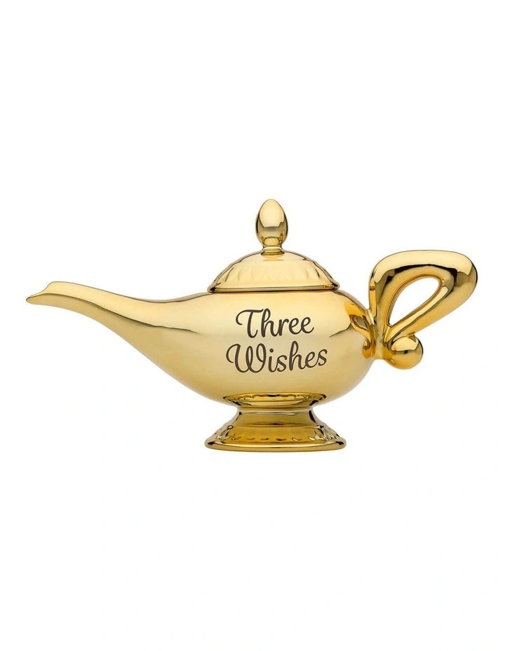 Aladdin - Lamp Tea Pot & Glasses Gift Sets in Gold image 2
