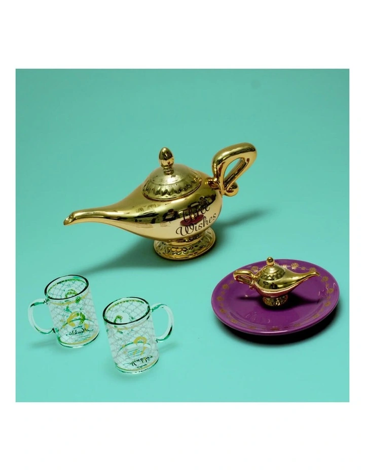 Aladdin - Lamp Tea Pot & Glasses Gift Sets in Gold image 6