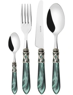 Cutlery Set 24-Pieces in Green