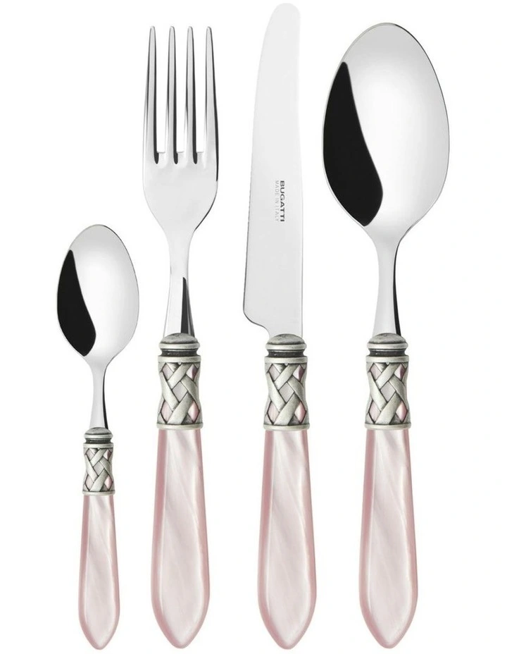 Cutlery Set 24-Pieces in Pink image 1
