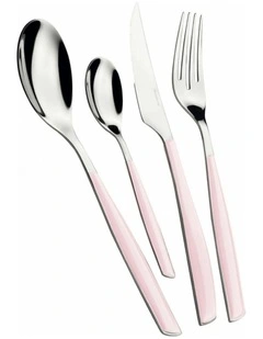Cutlery Set 24-Pieces in Lotus Pink