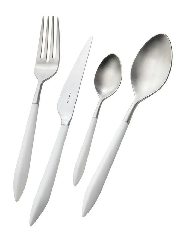 Cutlery Set 16-Piece in White Brushed image 1