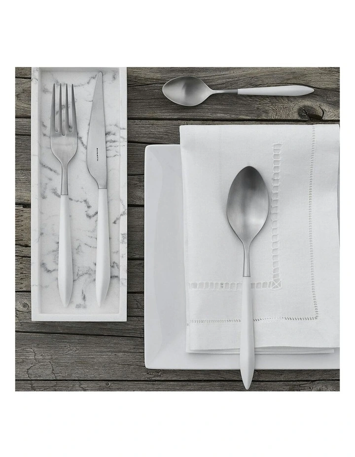 Cutlery Set 16-Piece in White Brushed image 2