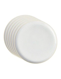 Crafted Cotton Salad Plate, 6pcs