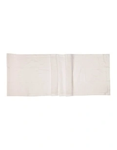 E Pure Linen Runner White