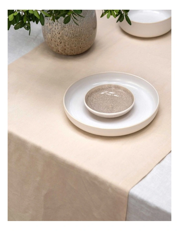 E Pure Linen Runner Nature image 2