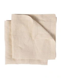 E Pure Linen Napkin Nature 2S