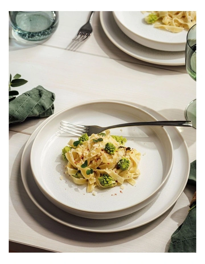 Crafted Cotton Deep Pasta Plate, 6pcs image 2