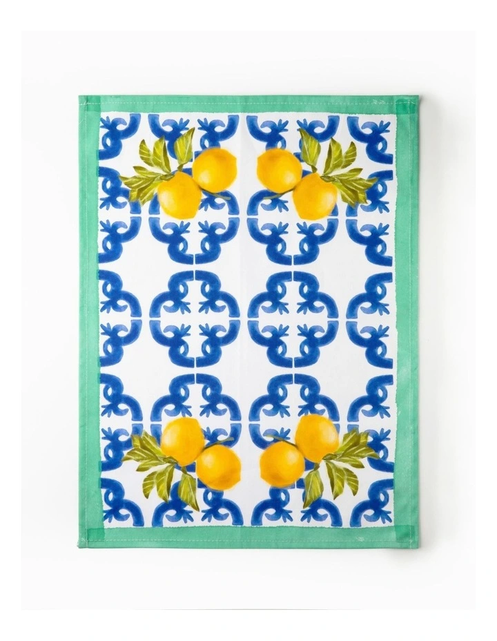 No.22 Home Capri Piazzetta Placemats Set of 4, 100% Cotton image 4