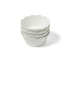 No.22 Home Les Classiques White Maxi Bowls Set of 4