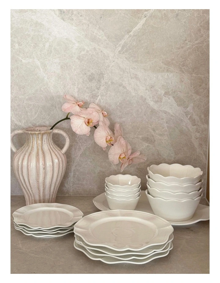 No.22 Home Les Classiques White Maxi Bowls Set of 4 image 7