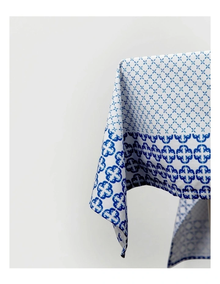 No.22 Home Capri Tiberio Tablecloth, 300cm x 150cm, White image 2