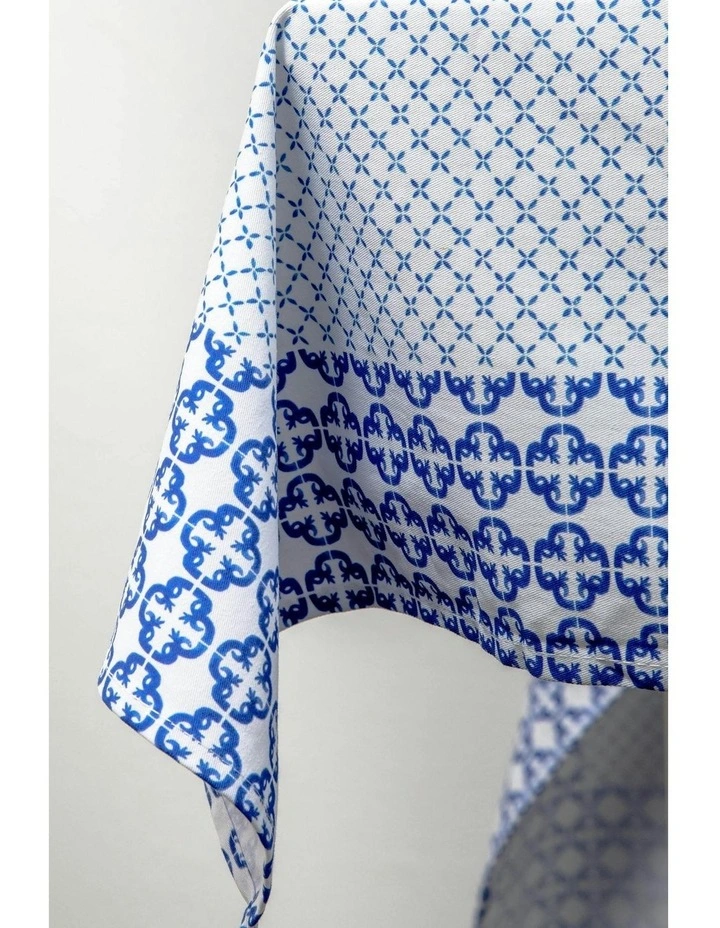 No.22 Home Capri Tiberio Tablecloth, 300cm x 150cm, White image 6