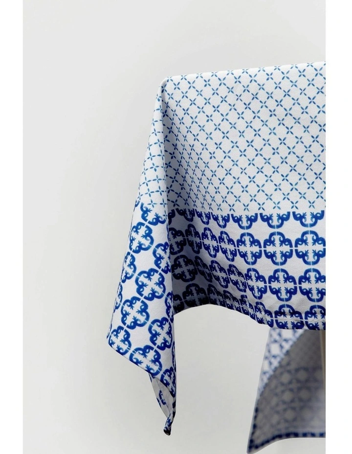 No.22 Home Capri Tiberio Tablecloth, 300cm x 150cm, White image 7