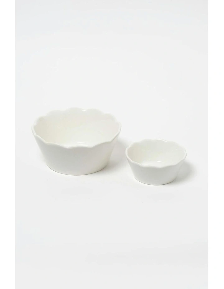 No.22 Home Les Classiques White Mini Bowls Set of 4 image 4