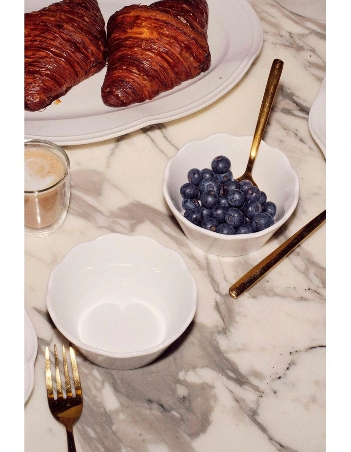 No.22 Home Les Classiques White Mini Bowls Set of 4 image 5