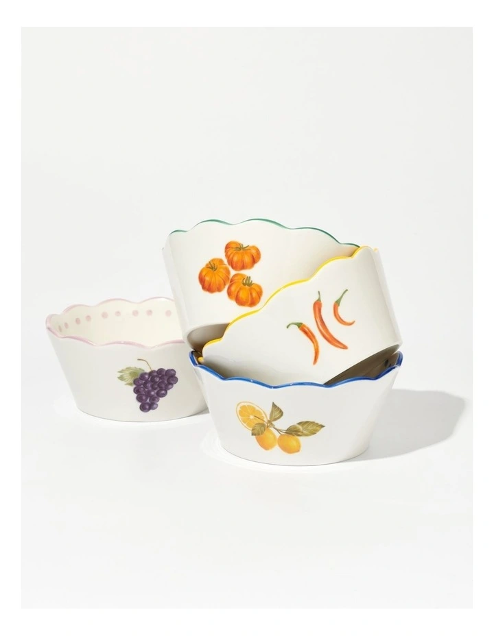 Capri 2.0 Mixed Maxi Bowls Set of 4 image 3