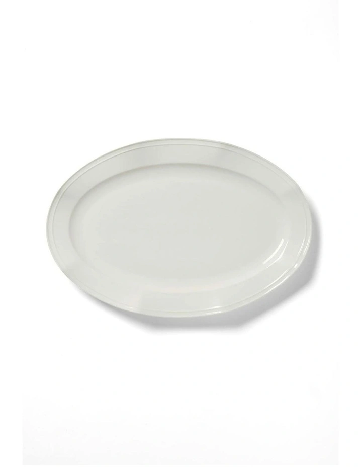 No.22 Home Les Classiques White Oval Platter image 1