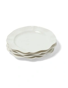 No.22 Home Les Classiques White Side Plates Set of 4