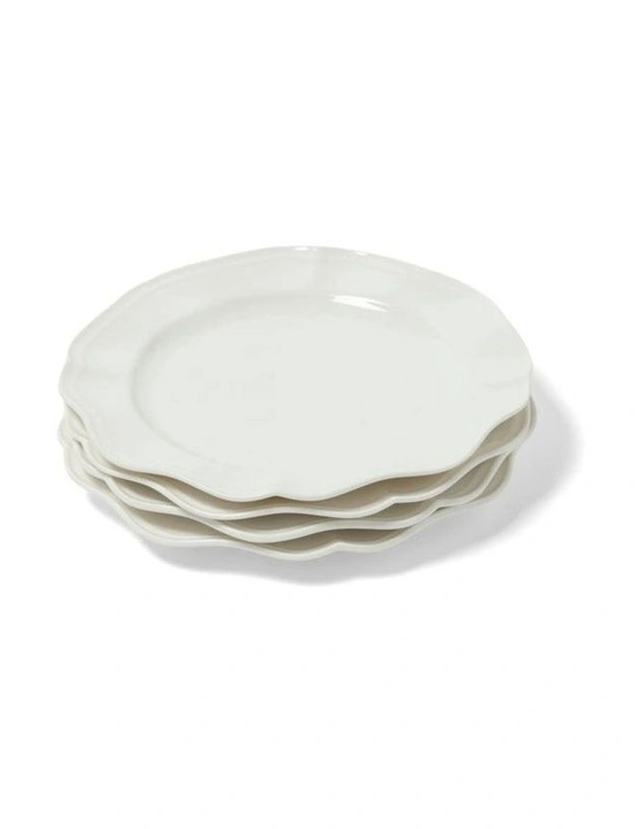 No.22 Home Les Classiques White Side Plates Set of 4 image 1