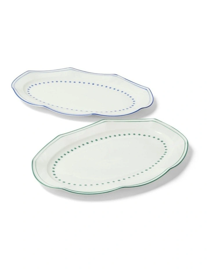 No.22 Home Capri Blue Platter image 4