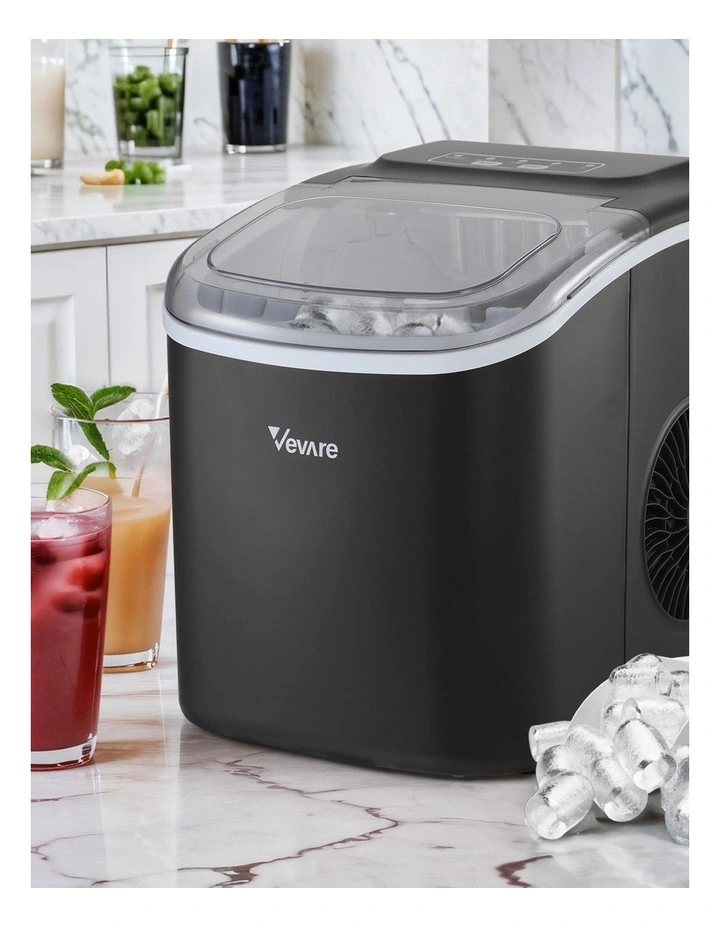 Vevare Portable Ice Maker Machine 12kg Black image 4