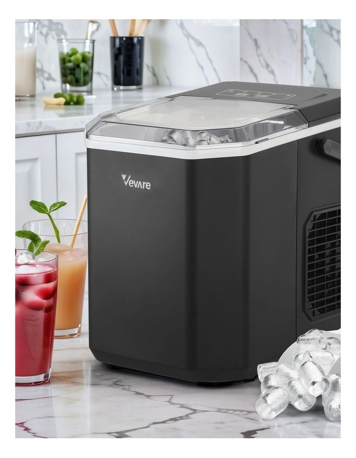 Vevare Portable Ice Maker Machine 12kg Black image 4