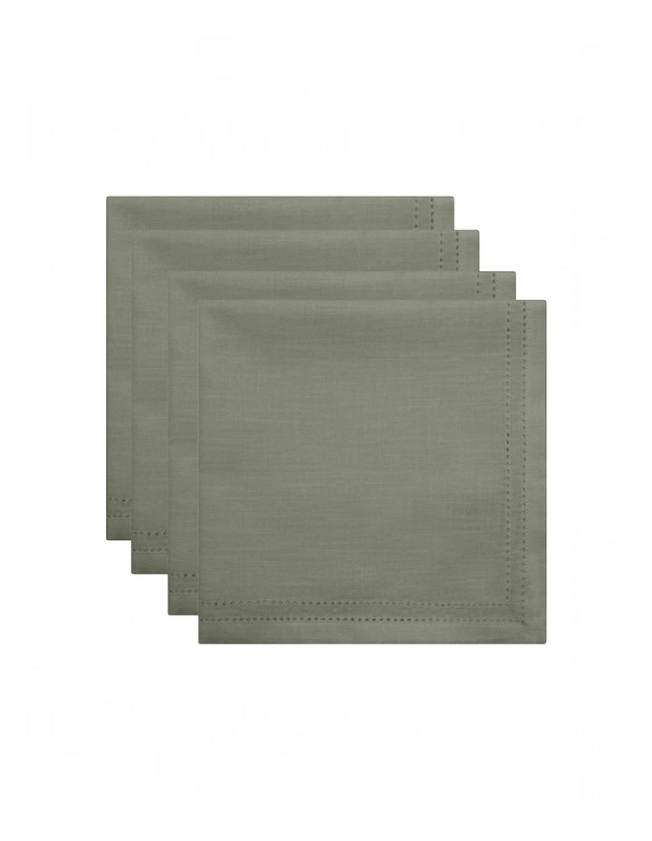 Simon Napkin set of 4 45x45x0.2cm Green image 2