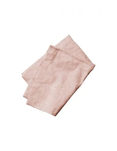 Linen Collection 4pk Napkins 50x50cm Blush