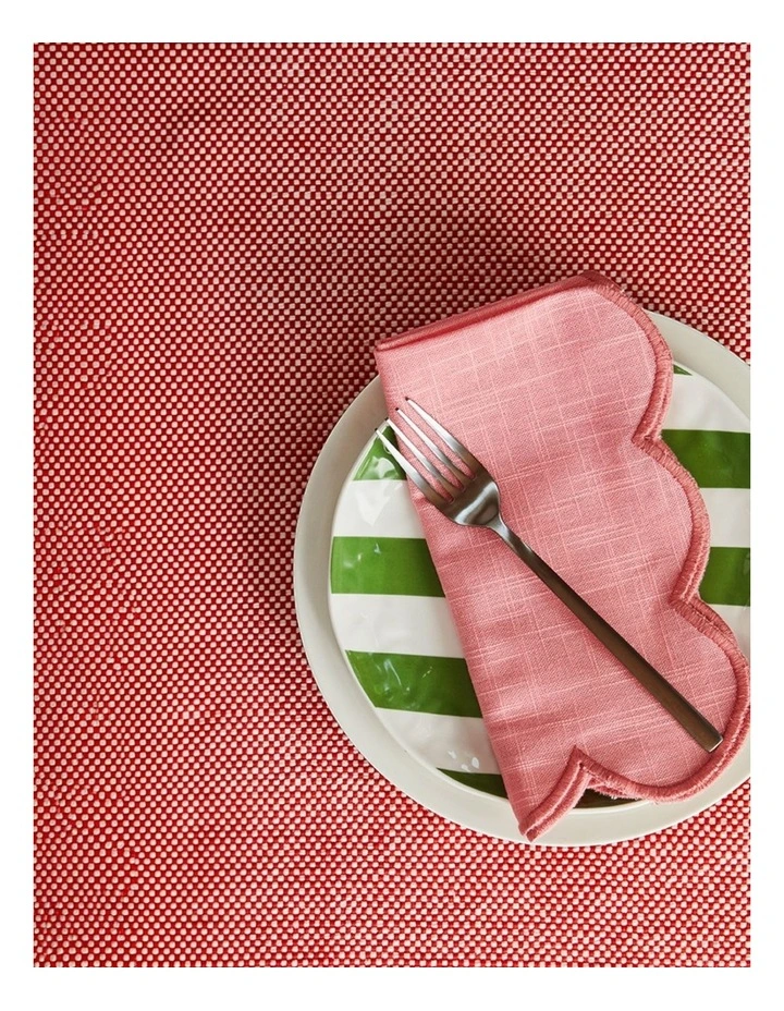 Heureuse Table Runner 180x40x0.2cm Red image 2