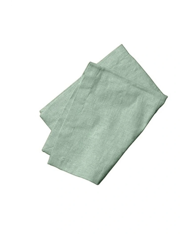 Linen Collection 4pk Napkins 50x50cm Mint image 1