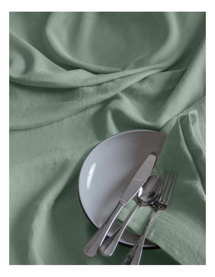Linen Collection 4pk Napkins 50x50cm Mint image 3