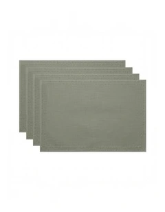 Simon Placemat Set of 4 33x48x0.2cm Green