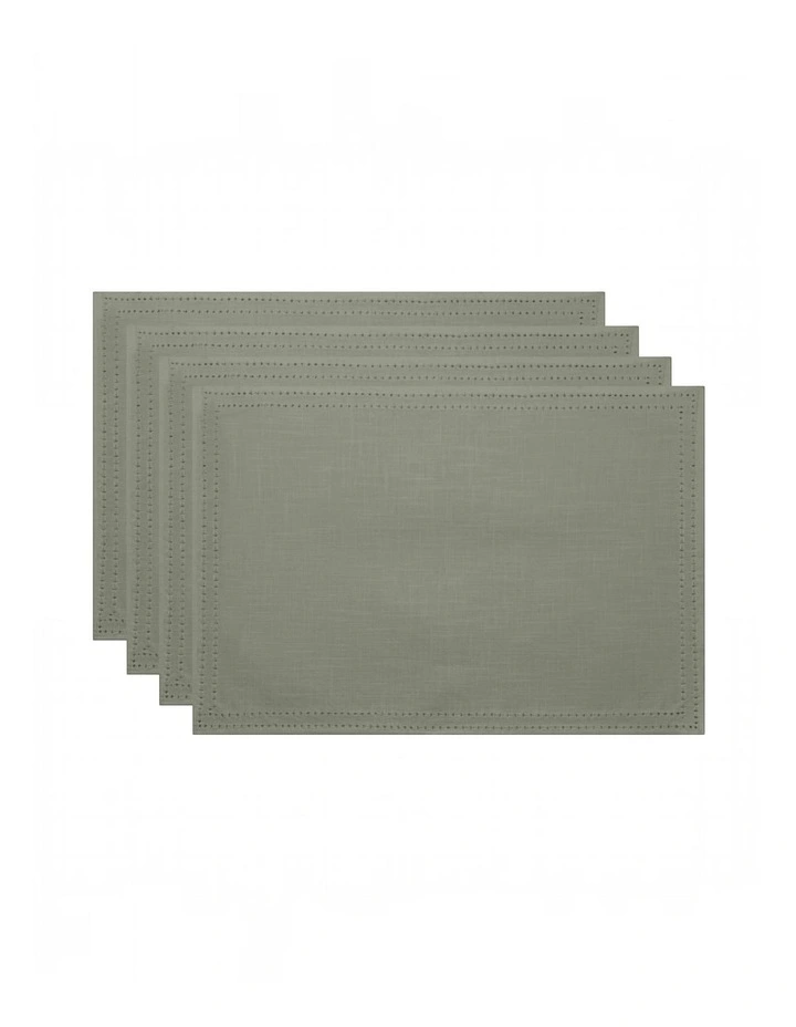 Simon Placemat Set of 4 33x48x0.2cm Green image 1