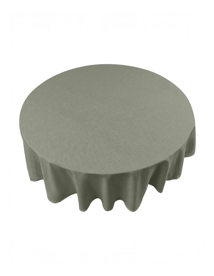 Simon Circular Tablecloth 180x180x0.2cm Green image 1