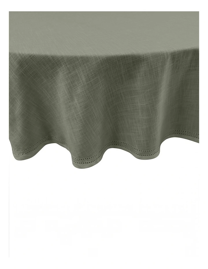 Simon Circular Tablecloth 180x180x0.2cm Green image 2