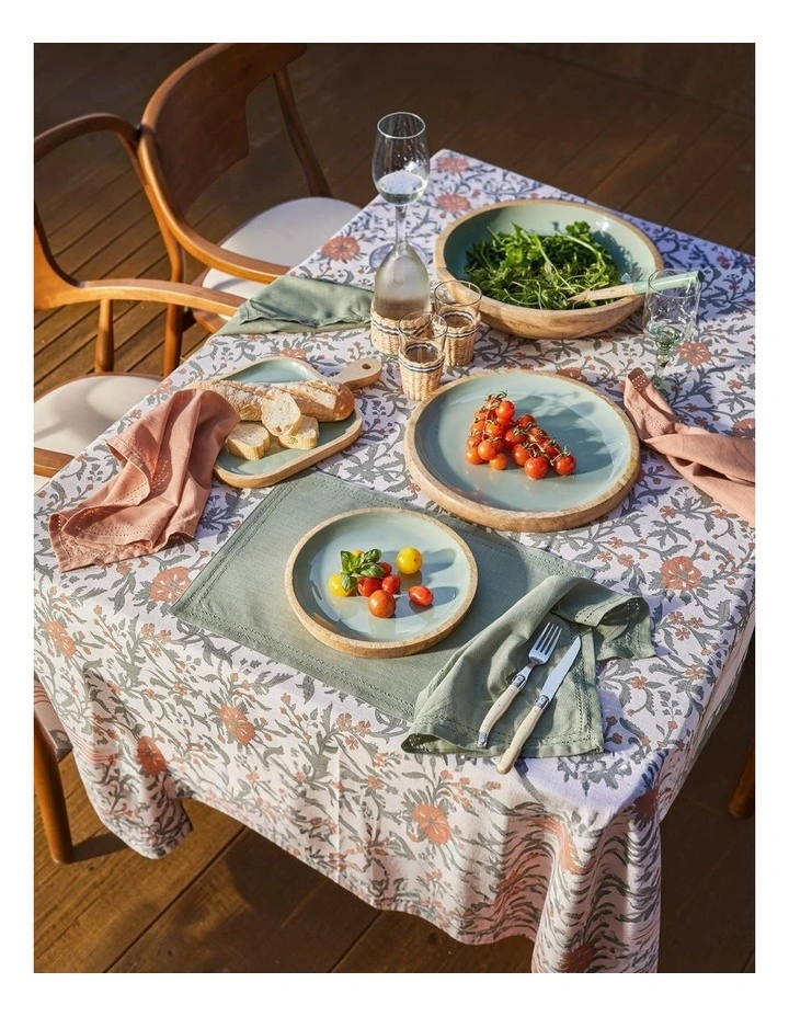 Simon Circular Tablecloth 180x180x0.2cm Green image 3
