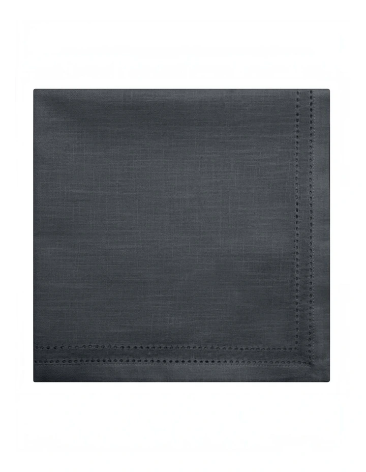 Simon Napkin set of 4 45x45x0.2cm Charcoal image 1