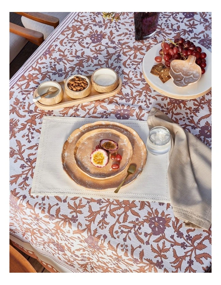 Simon Tablecloth 150x300x0.2cm Cream image 3