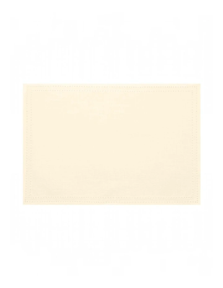 Simon Placemat Set of 4 33x48x0.2cm Cream image 3