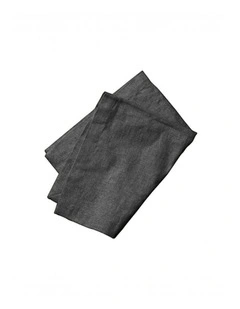 Linen Collection 4pk Napkins 50x50cm Charcoal