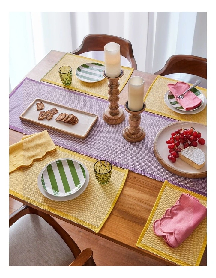 Heureuse Placemat Set of 4 33x48x1cm Yellow image 5