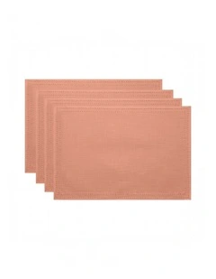 Simon Placemat Set of 4 33x48x0.2cm Terracotta