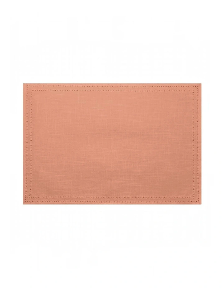 Simon Placemat Set of 4 33x48x0.2cm Terracotta image 2